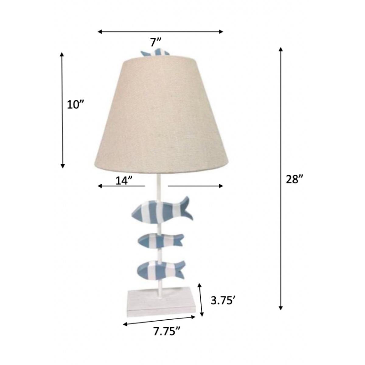 School Of Fish Table Lamp (set Of 2) - Image 4