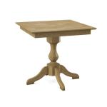 Build Your Own Pedestal Table w/ 36" Square Tabletop w/ Reverse Bevel Edge - Image 21