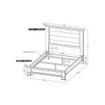 5/0 Headboard - Antique - Image 8