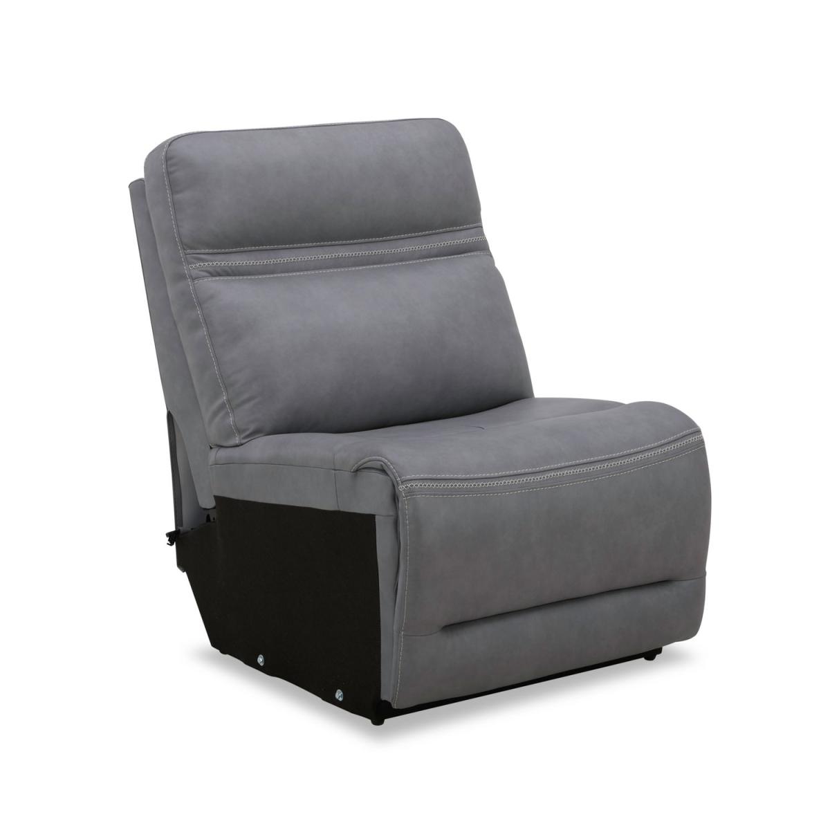 Armless Chair - Blue Gray - Image 3