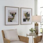 Color Block Framed Prints, S/2 - Image 3