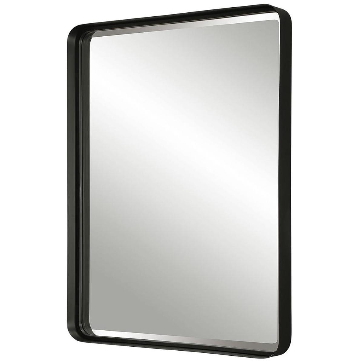 Crofton Large Mirror, Black - Image 5