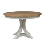 Farmhouse Reimagined Pedestal Table - Image 8