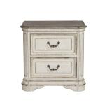 Magnolia Manor King California Upholstered Sleigh Bed, Dresser & Mirror, Chest, Night Stand - Image 7
