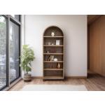 6 Shelves Bookcase - Natural Parota - Image 3