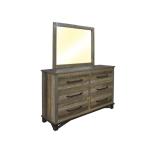 6 Drawer Dresser - Loft Brown - Image 3