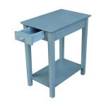 Destinations Collection - Narrow End Table in Ocean Blue - Image 3