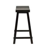 Creations 24 Inch Sawhorse Counter Stool - Black (RTA) - Image 5