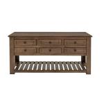 6 Drawer, 1 Shelf, Sofa Table - Parota III - Image 3