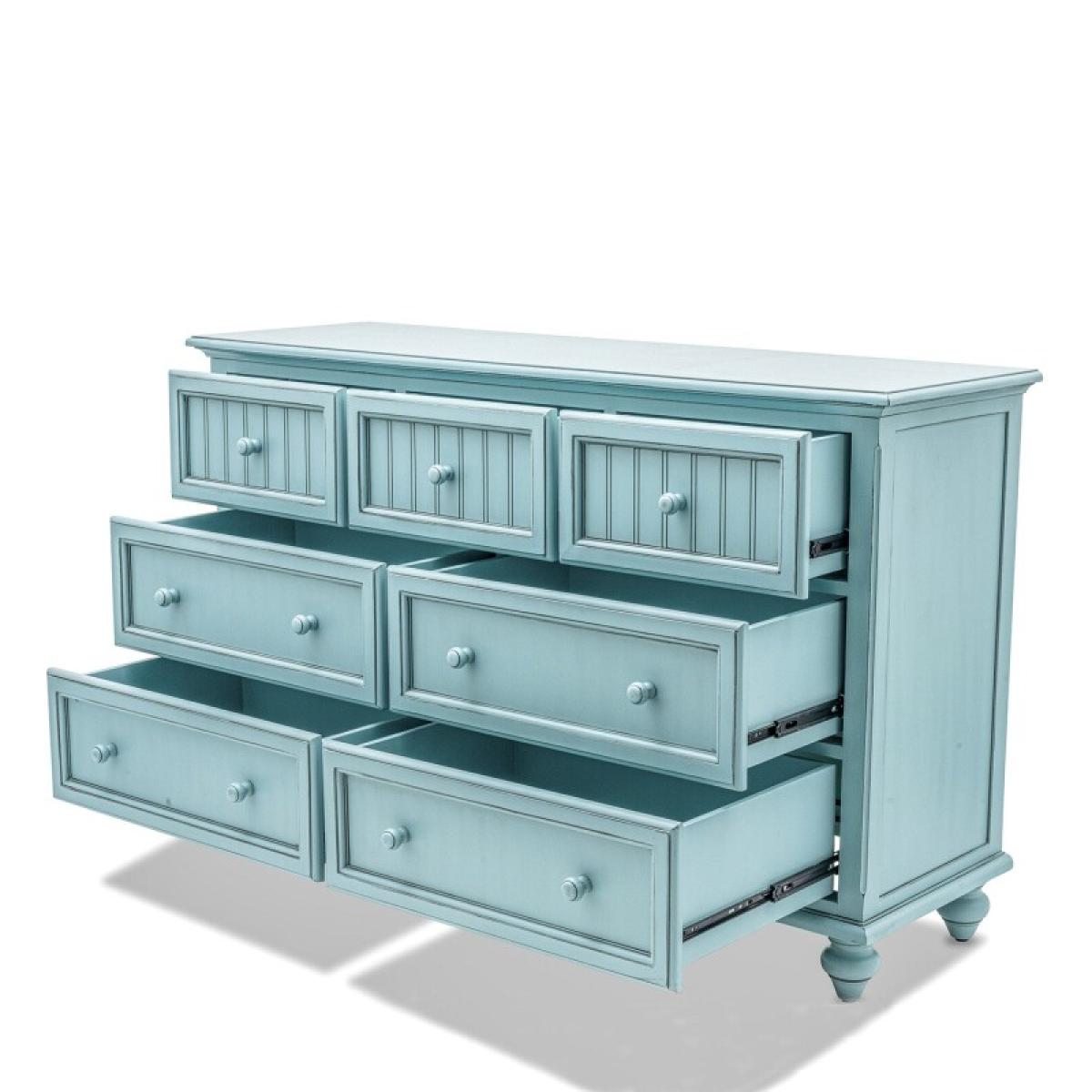 Monaco Bleu 7 Drawer Dresser - Image 5