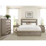 Cascade California King Illuminated Panel Uph Storage Bed - Image 8