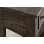 3 Drawer, 1 Shelf Sofa Table - Teak - Image 6