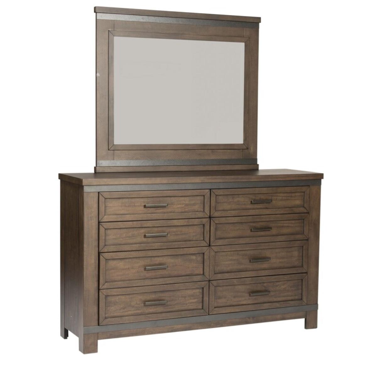 Thornwood Hills Queen Two Sided Storage Bed, Dresser & Mirror, Night Stand - Image 4
