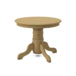 Build Your Own Pedestal Table w/ 30"H Turned Pedestal for Solid Tops