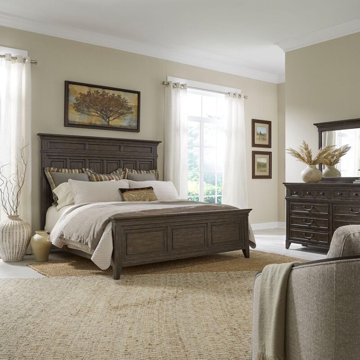Paradise Valley Queen Panel Bed, Dresser & Mirror - Image 2