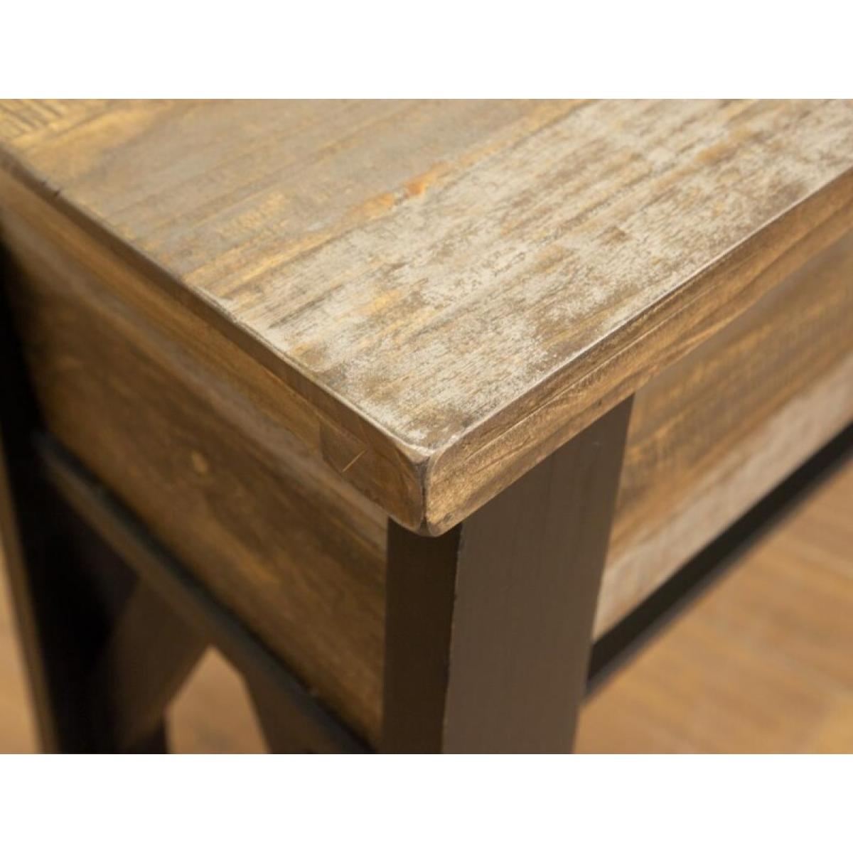 Counter Height Sofa Table - Loft Brown - Image 6