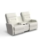 Lennon Power Wall Reclining Loveseat W/ Headrest & Console