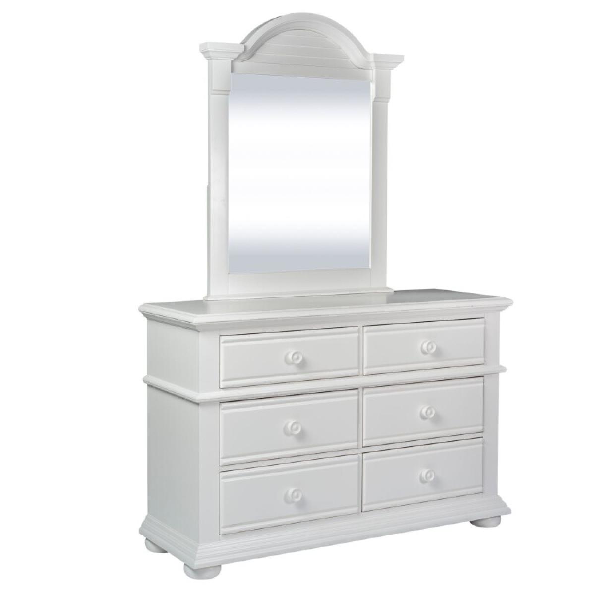 Summer House Twin Panel Bed, Dresser & Mirror - Image 4