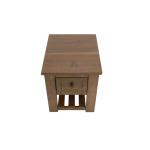 1 Drawer, 1 Shelf, Chairside Table - Parota III - Image 4