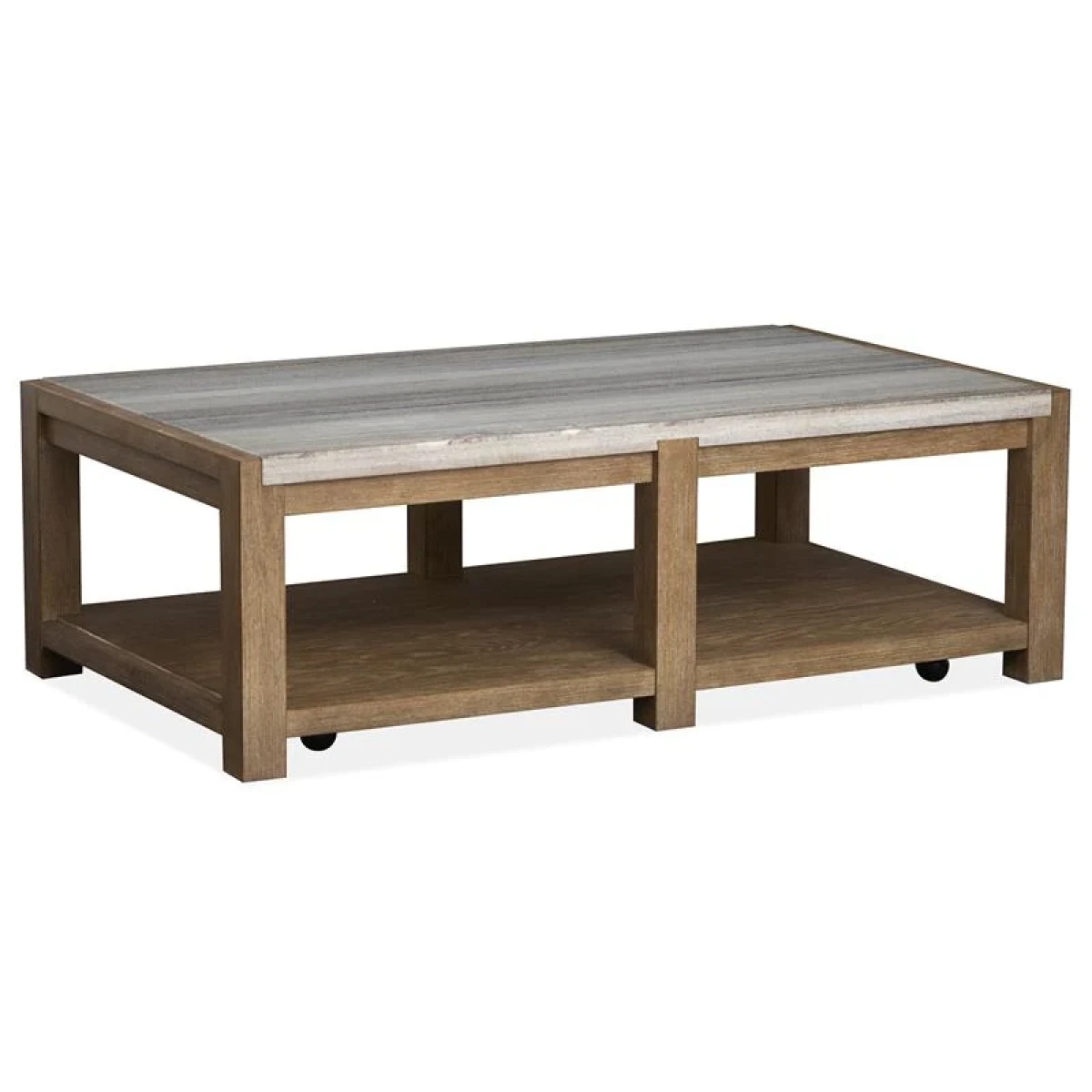 5402681d4ade2d069ee9982463300f2e Plum T5768-43 Rectangular Cocktail Table w/Casters - Image 1