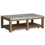 Plum T5768-43 Rectangular Cocktail Table w/Casters