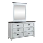 Allyson Park Twin Panel Bed, Dresser & Mirror - Image 3