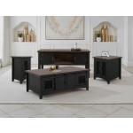 Pueblo 2 Metal Mesh Doors End Table - Image 9