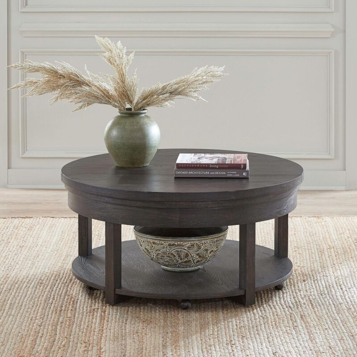 Weston Round Lift Top Cocktail Table - Image 2