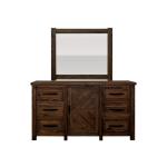 6 Drawer & 1 Door, Dresser - Dutton - Image 4