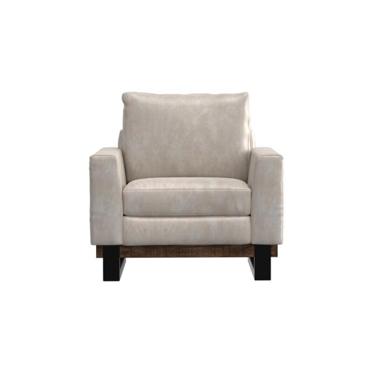 Metal & Wood Base, Armchair - Blackburn - Image 3