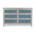 Ocean Isles 6 Drawer Woven Dresser - Image 4