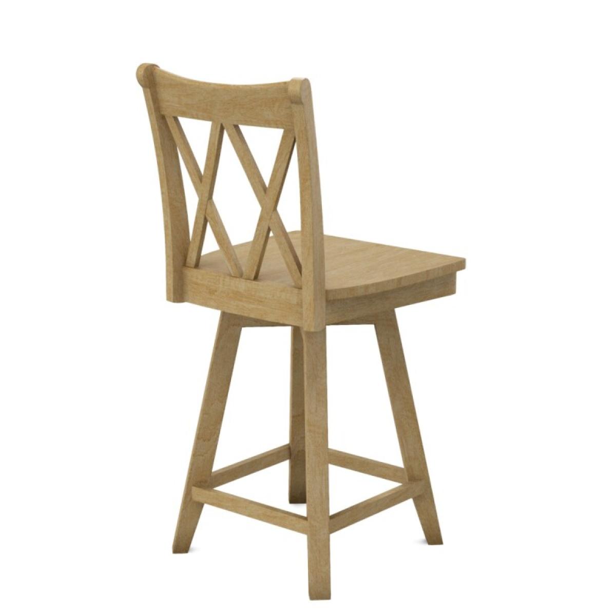 24'' XX Back Swivel Counter Stool - Image 27