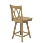 24'' XX Back Swivel Counter Stool - Image 27