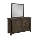 Full Panel Bed, Dresser & Mirror - Image 4