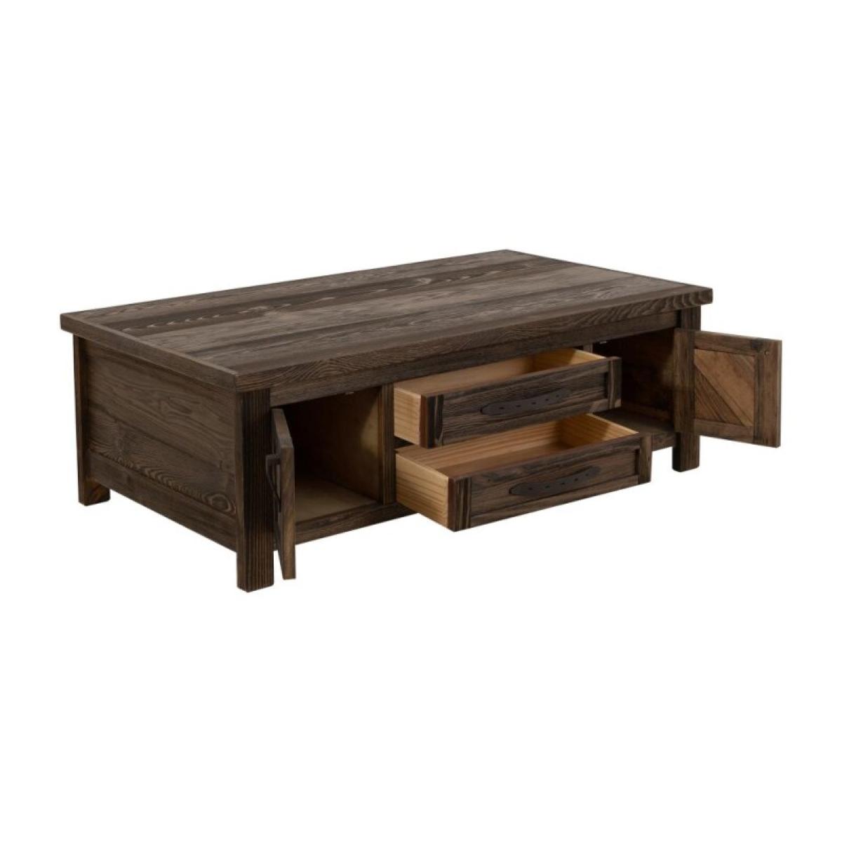 4 Drawer, 4 Doors, Cocktail Table - Dutton - Image 4