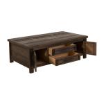 4 Drawer, 4 Doors, Cocktail Table - Dutton - Image 4
