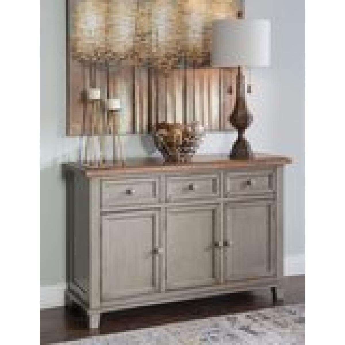 Vista Collection Buffet in Hickory & Stone - Image 7
