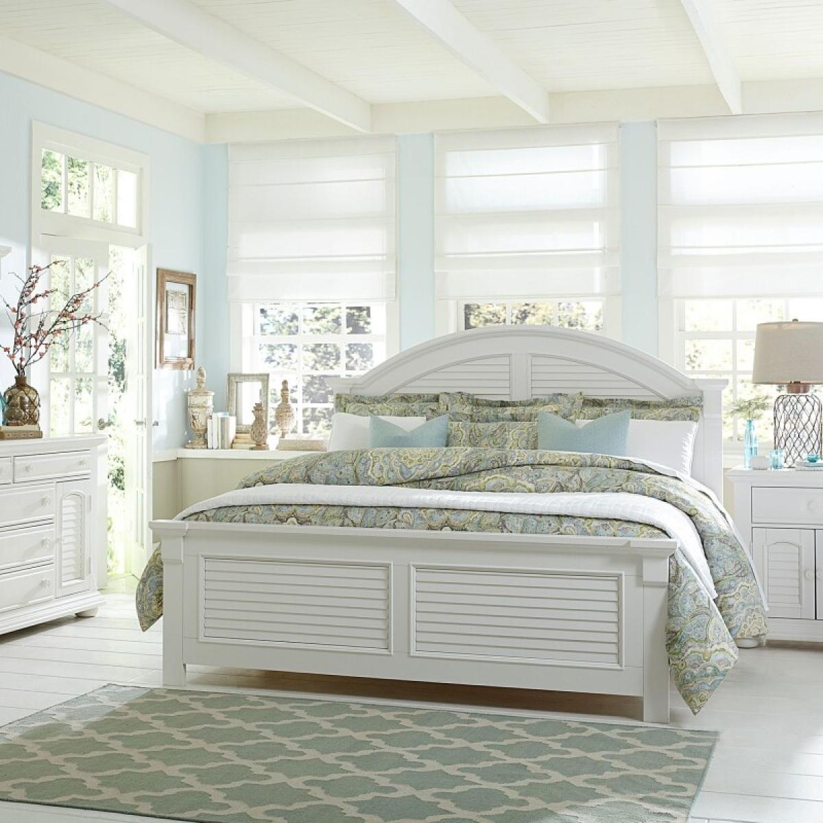 Summer House I Queen Panel Bed, Dresser & Mirror, Chest, Night Stand - Image 2