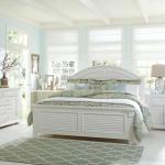 Summer House I Queen Panel Bed, Dresser & Mirror, Chest, Night Stand