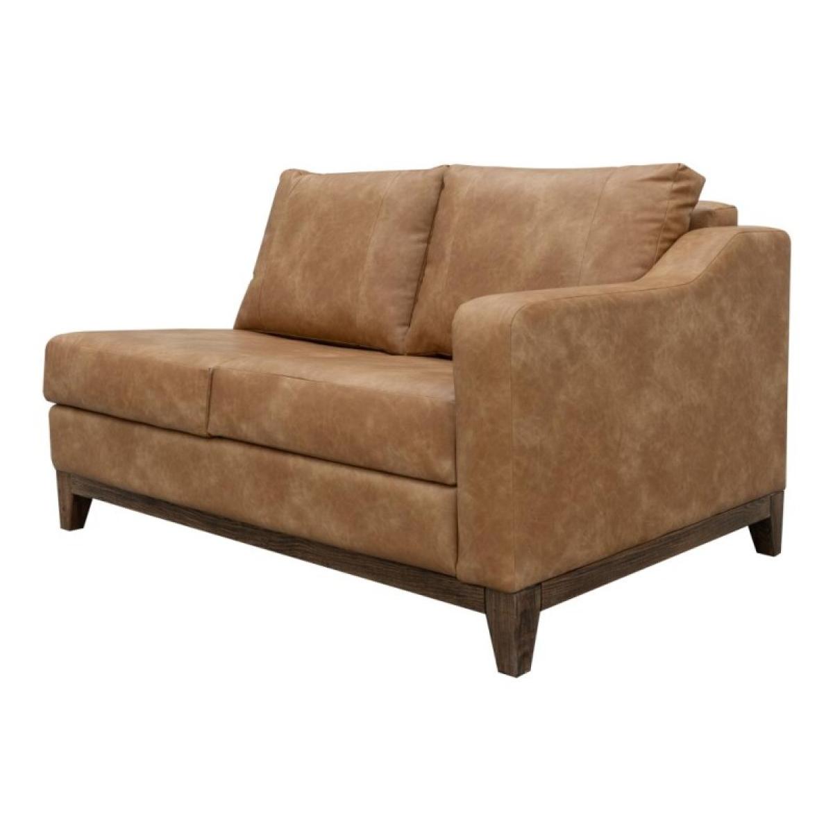 Wooden Frame & Base, Sectional Right-Arm Loveseat - Olivo - Image 2