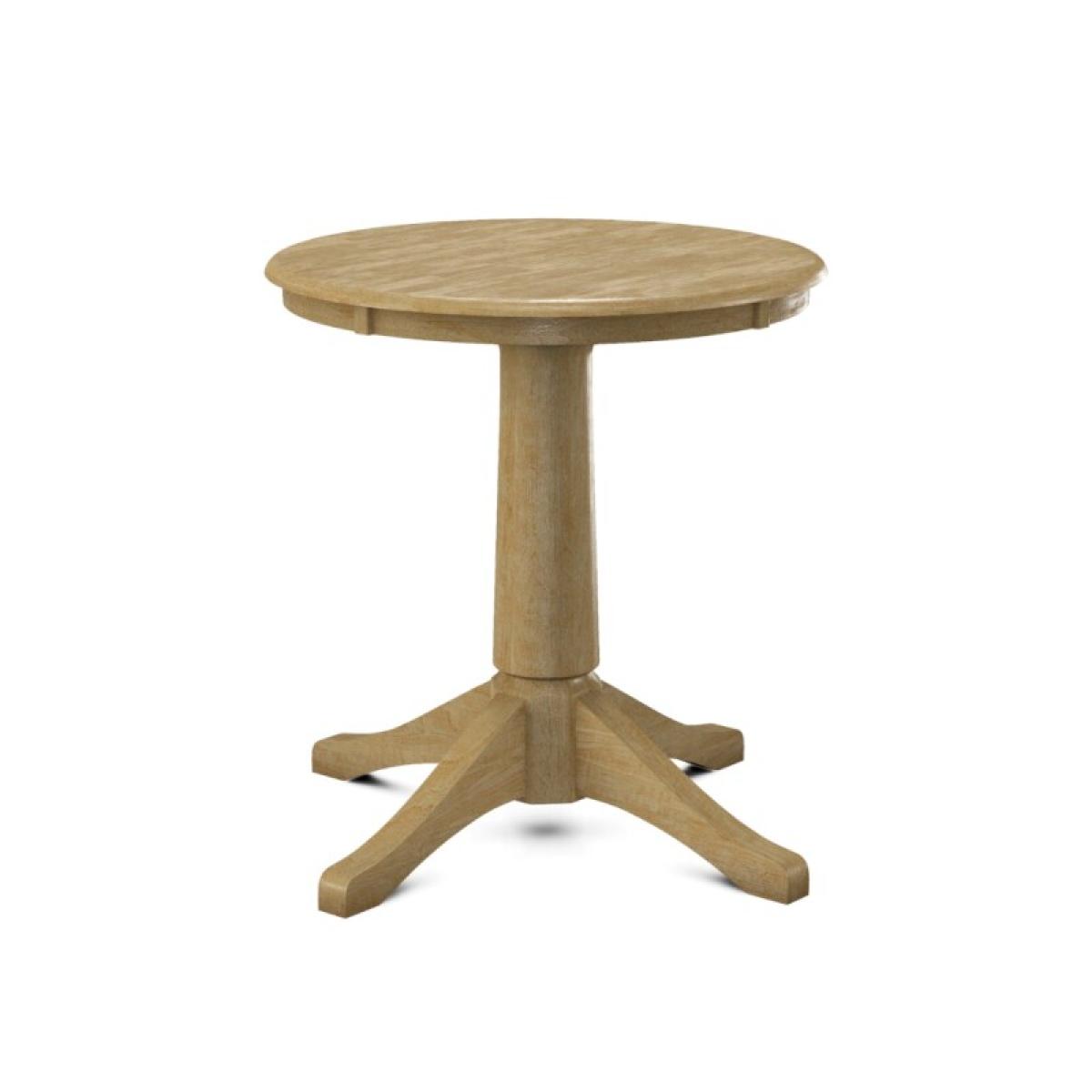 Build Your Own Pedestal Table w/30"H Small Transitional Pedestal - Image 9