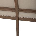 Americana Farmhouse Uph Shelter Dining Bench - Image 8