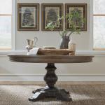 Single Pedestal Table Base- Black