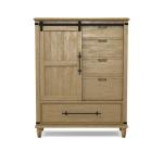 Farmhouse Chic Sliding Door Chest - Image 5