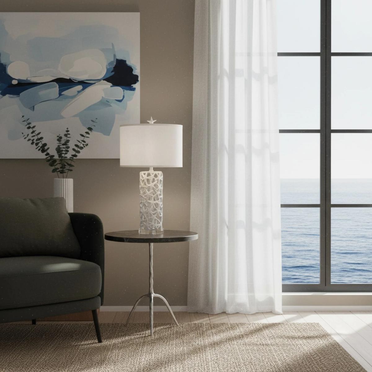 Darla Table Lamp (Set of 2) - White - Image 9