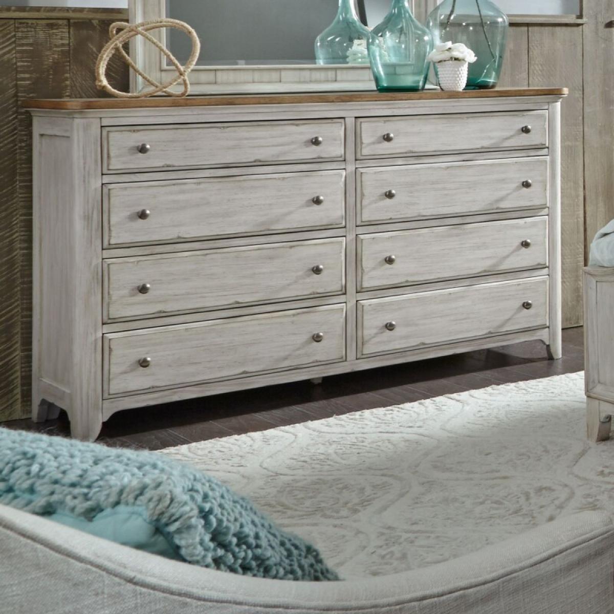 Farmhouse Reimagined 8 Drawer Dresser - Image 2