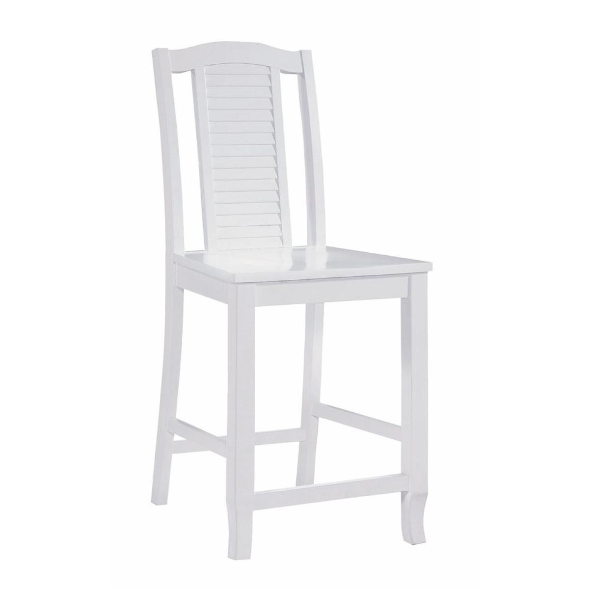 56e28d3f3b4a254d396025ecedbead26 Hampton Collection Seaside Pure White Stool - Image 1