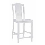 Hampton Collection Seaside Pure White Stool