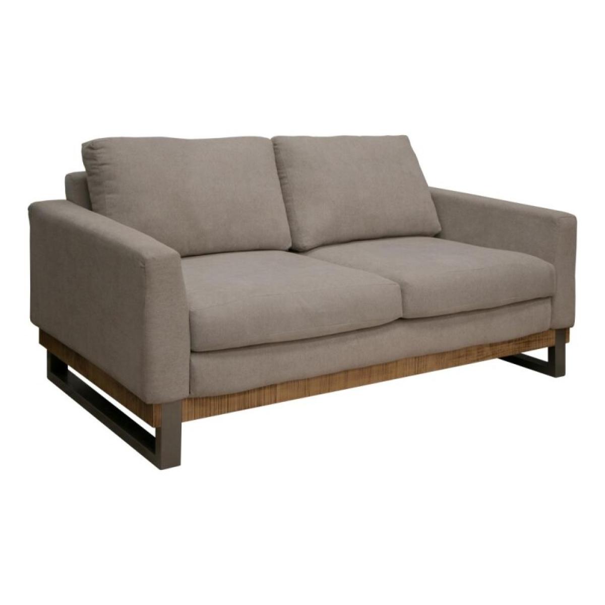 Metal & Wood Base, Loveseat - Mita - Image 2