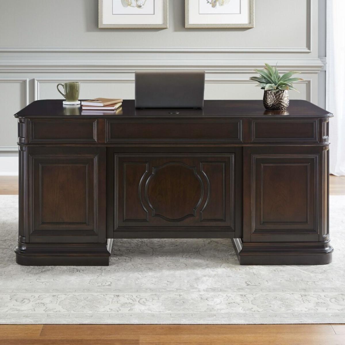 5712e30d968d6fa864f6dc35490aec6c Brayton Manor Jr Executive Desk Top - Image 1